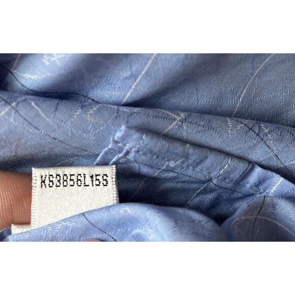 Bugatchi Shaped Fit Dress Casual Shirt Men Sz L XL 17 17.5 Cotton - Picture 8 of 11